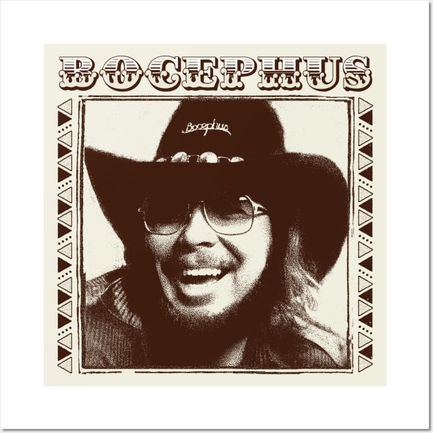 Hank Williams Jr / Bocephus \ Vintage Faded Style Fan Design Wall Art by DankFutura